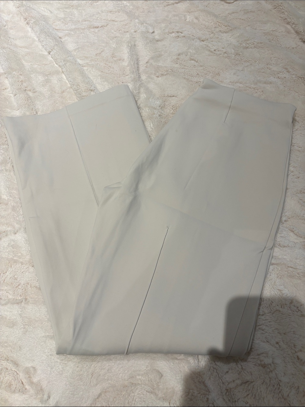 lululemon athletica Cropped Stretchy Ankle Pants in Cream